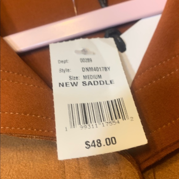 Women's Tan Suede Shirt Jacket - Picture 5 of 6